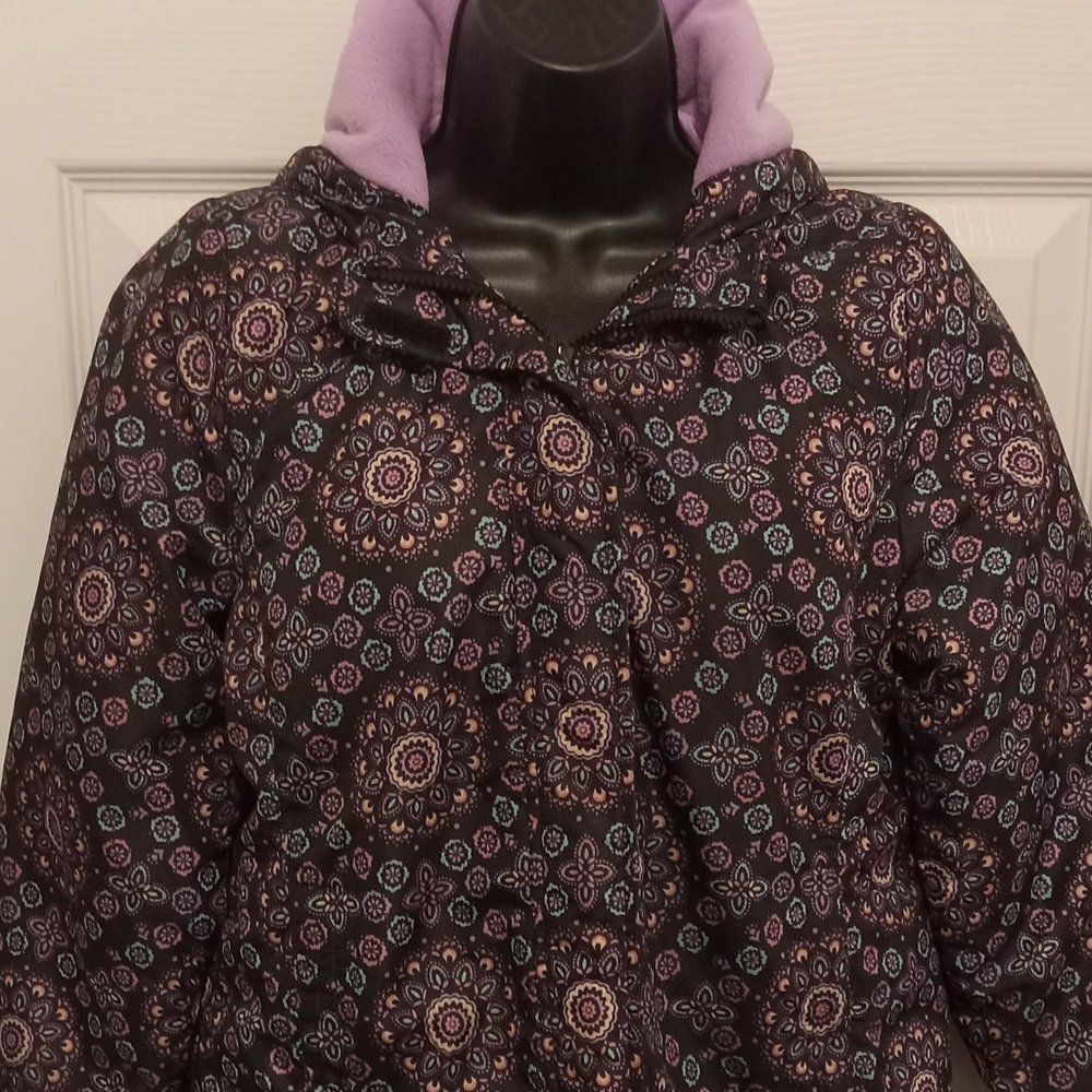 Childrens Place Girl Multicolor Puffer Jacket Size 14